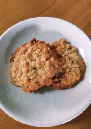 くるみとオートミールのクッキー-レシピのメイン写真