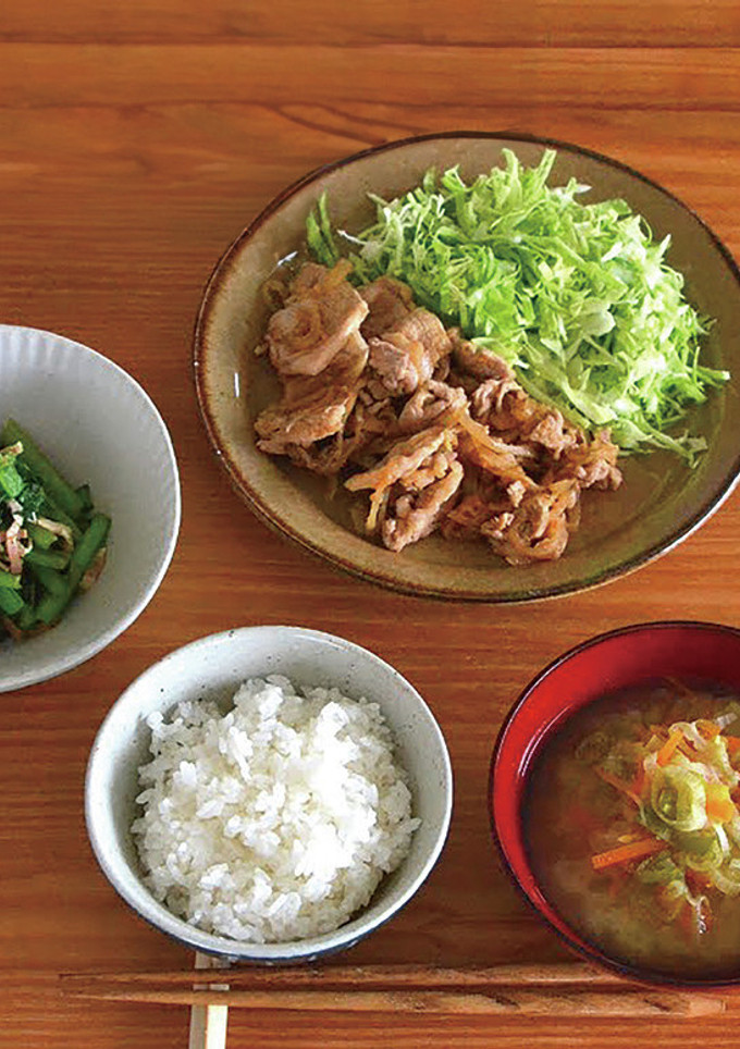 減塩ポイントを詰め込んだ豚の生姜焼き定食-レシピのメイン写真