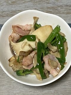 エリンギとピーマンのバター炒め-レシピのメイン写真