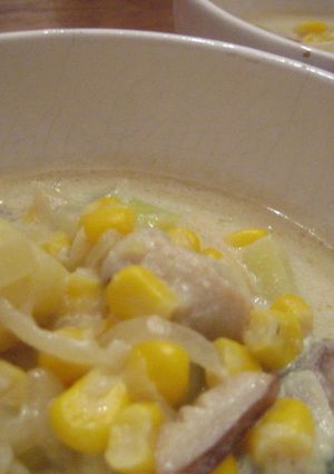 豆乳チャウダー-レシピのメイン写真