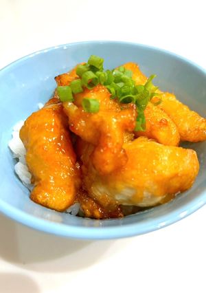 Theシンプル~簡単ササミ丼-レシピのメイン写真