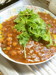 市販ルーでチキンとひよこ豆の印度カレー?-レシピのメイン写真