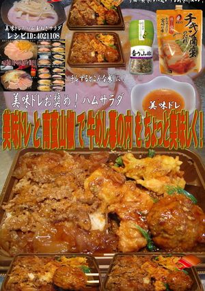 美味ドレと南蛮山椒で牛めし幕の内!-レシピのメイン写真