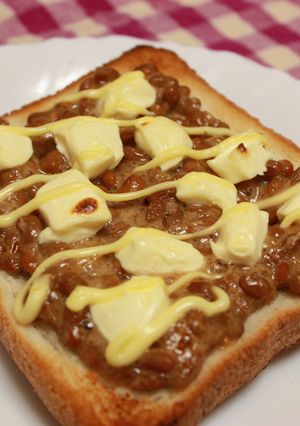 クリーミー♡納豆トースト♪-レシピのメイン写真