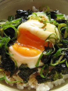 鰻のタレで温たま丼☆一人ごはん-レシピのメイン写真