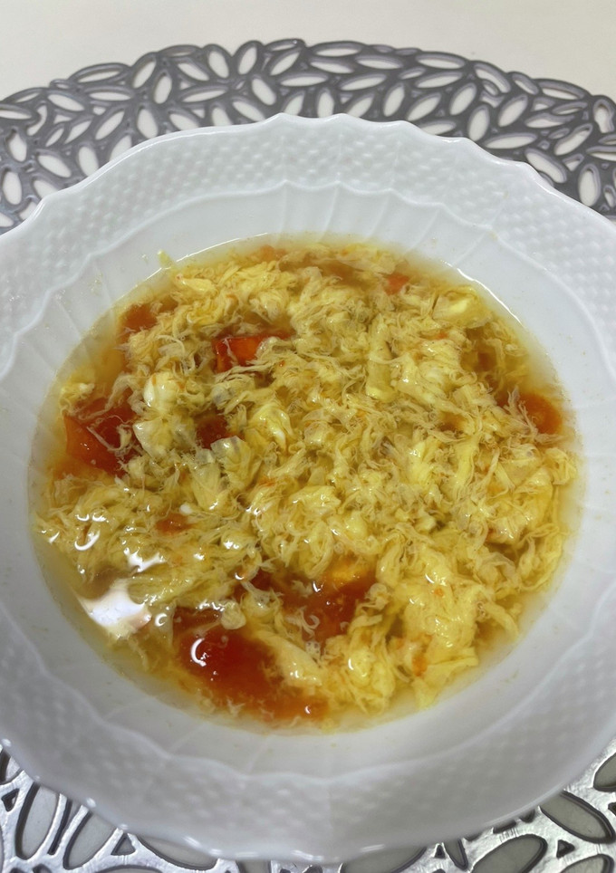卵とトマトのスープ-レシピのメイン写真