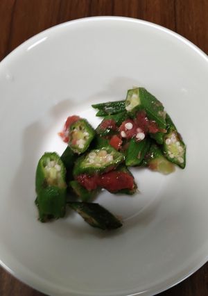 オクラの梅肉あえ-レシピのメイン写真