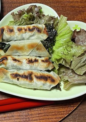 鶏ひき肉のシソ巻き-レシピのメイン写真