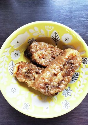 白米&胡麻チーズおこげきりたんぽ巻き♡♡-レシピのメイン写真