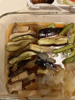 味付け卵の麺つゆで焼き野菜-レシピのメイン写真