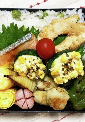 6/26ﾖｯﾁｬﾝ☆減塩おかず色々弁当-レシピのメイン写真