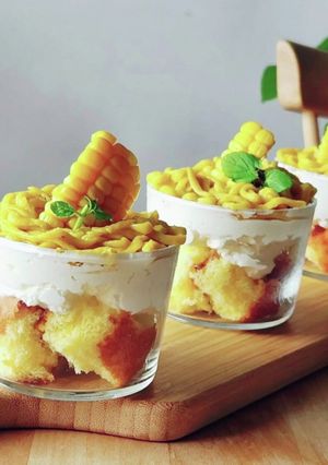 とうもろこしモンブラン☆火を使わない韓国-レシピのメイン写真