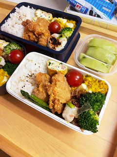 20240626娘ちゃん息子っちのお弁当-レシピのメイン写真