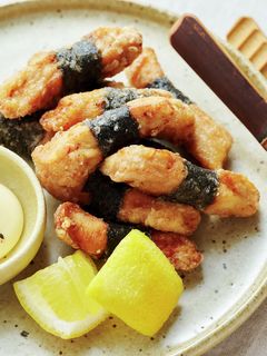 しっとり!鶏むね肉の海苔唐揚げ-レシピのメイン写真