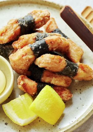 しっとり！鶏むね肉の海苔唐揚げ-レシピのメイン写真