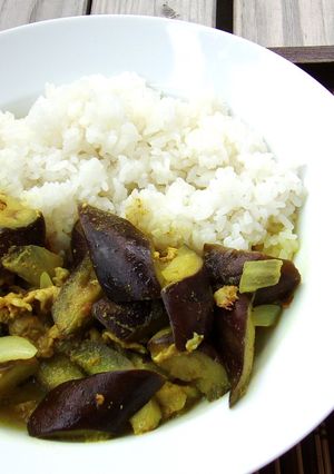 自然は美味しい 夏のなすカレー-レシピのメイン写真