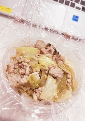 ひき肉とキャベツの麻婆春雨風-レシピのメイン写真