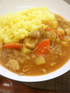 【給食】手作りルウのスパイスカレー-レシピのメイン写真
