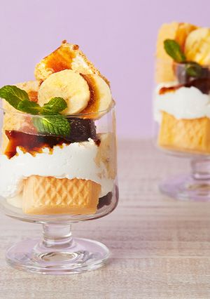 アイスモナカの黒蜜きな粉パフェ-レシピのメイン写真