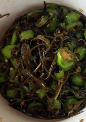 青唐辛子の醤油漬け-レシピのメイン写真