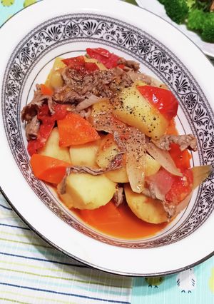 洋風トマト肉じゃが-レシピのメイン写真