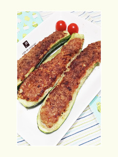 ズッキーニの肉詰め-レシピのメイン写真