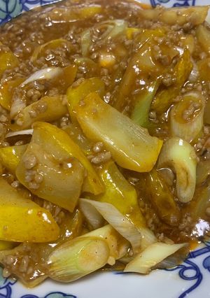 大量消費の一助に!麻婆ズッキーニ-レシピのメイン写真