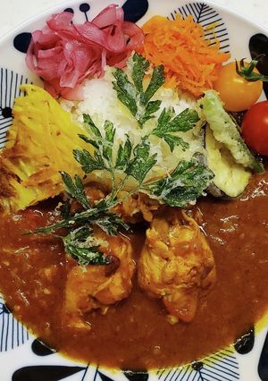 こくうまトマトチキンカレー（無水）-レシピのメイン写真