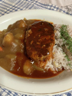 簡単肉無しハンバーグカレー-レシピのメイン写真