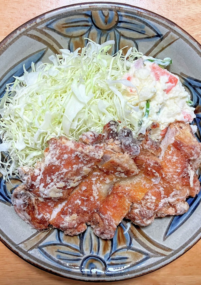 鶏もも肉のサクサク1枚揚げ-レシピのメイン写真
