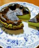 きめ細やか抹茶のバスクチーズケーキ