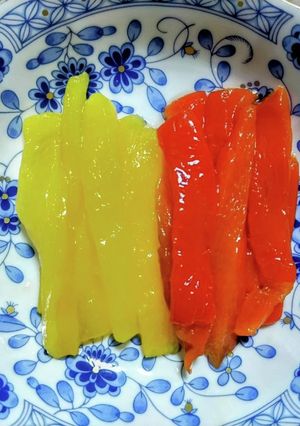 味しみしみ赤・黄パプリカのマリネ-レシピのメイン写真