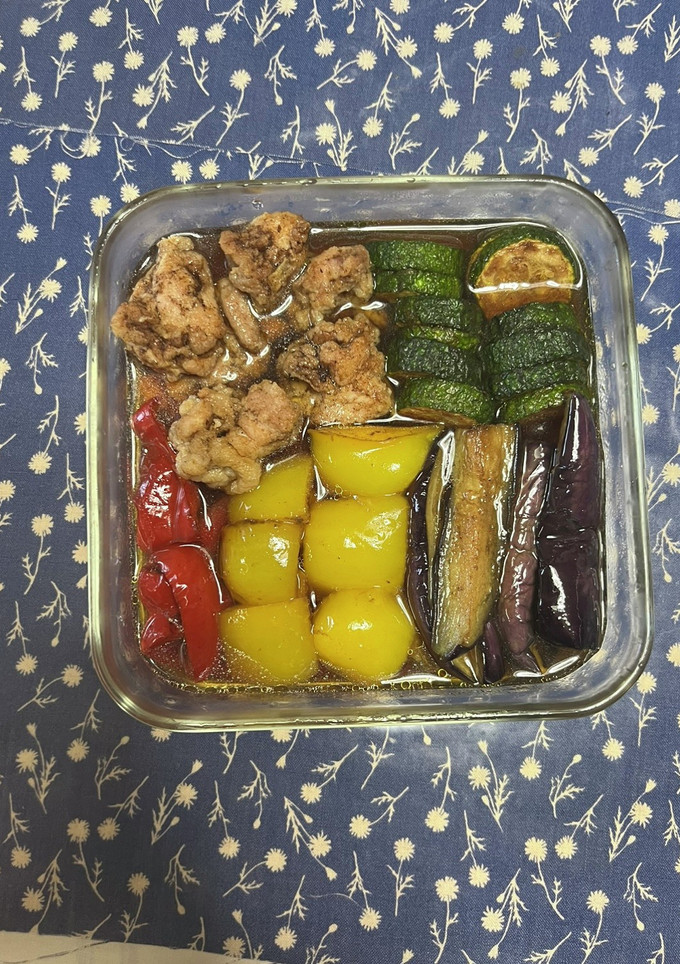 野菜と鶏肉の揚げ浸し-レシピのメイン写真