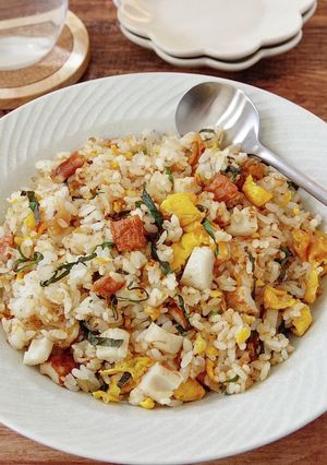 ☆簡単☆和風ちくわチャーハン-レシピのメイン写真