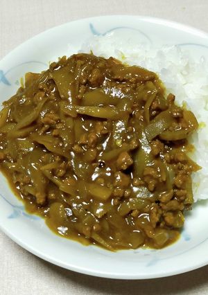 ごぼうと豚ひき肉のキーマカレー-レシピのメイン写真