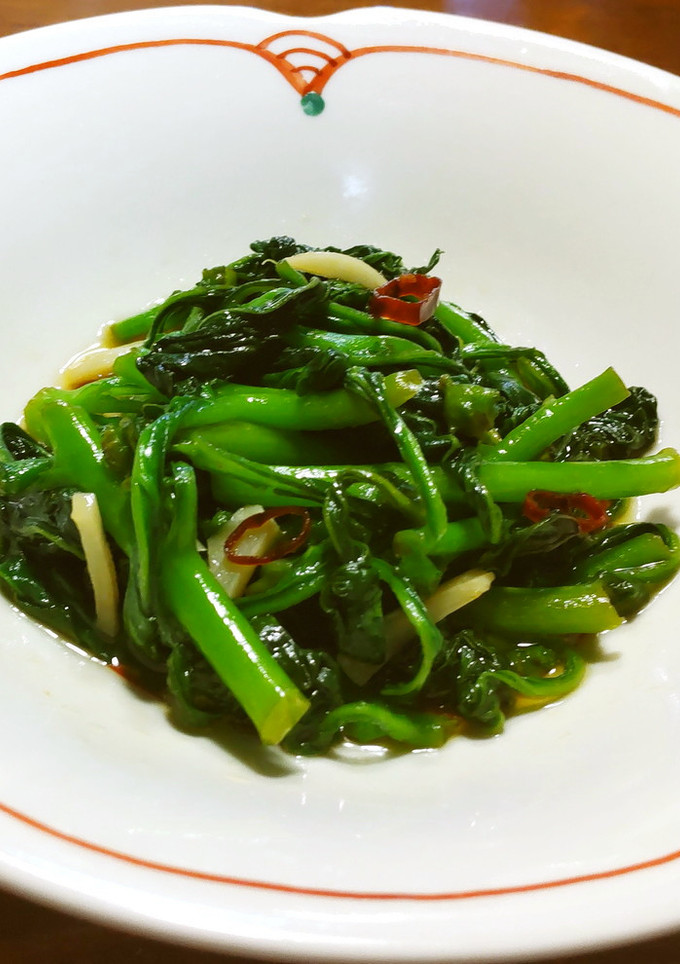 青菜の中華炒め　つる菜-レシピのメイン写真