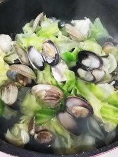 アサリときゃべつの蒸し煮-レシピのメイン写真