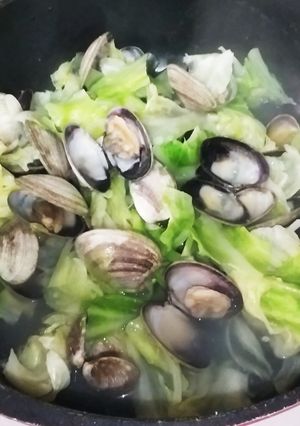 アサリときゃべつの蒸し煮-レシピのメイン写真