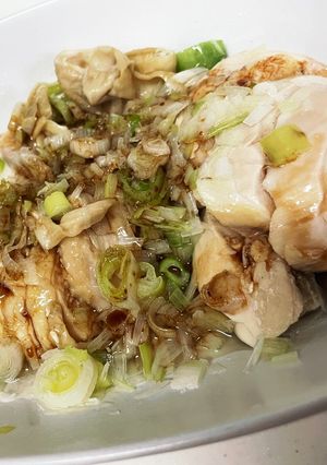しっとり茹鶏のネギソース-レシピのメイン写真
