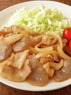手のし風こんにゃく入り豚肉の生姜焼き-レシピのメイン写真