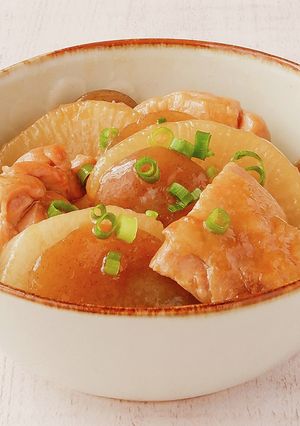 大根と手のし風こんにゃくの中華風煮物-レシピのメイン写真