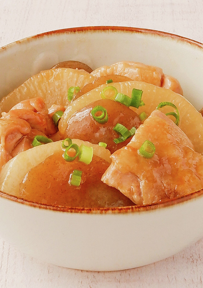大根と手のし風こんにゃくの中華風煮物-レシピのメイン写真