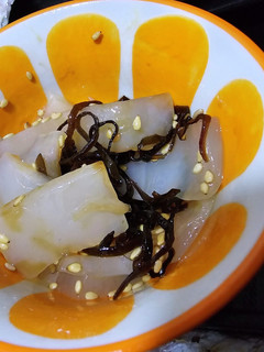 刺身用イカの塩昆布和え-レシピのメイン写真