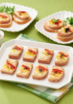 レンジで!ランチョンミートのチーズグリル-レシピのメイン写真