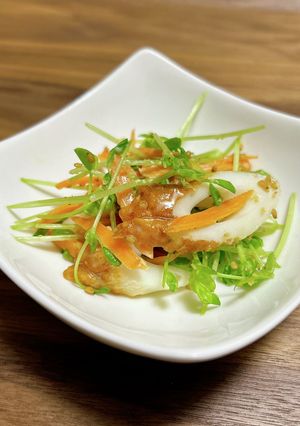 和えるだけ!豆苗とちくわのマヨポン酢-レシピのメイン写真