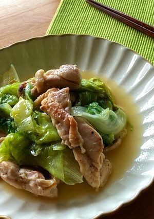 レタス消費＊鶏肉とレタスの塩レモン炒め＊-レシピのメイン写真