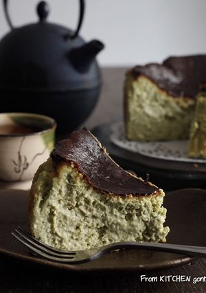 バスク風チーズケーキ★抹茶version-レシピのメイン写真