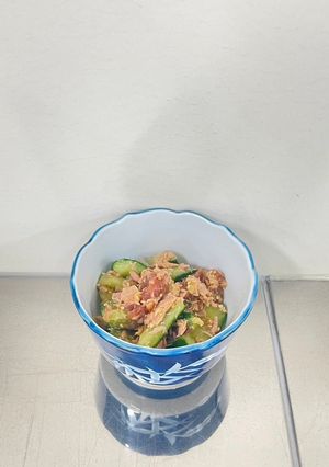 たたききゅうりの梅みそみょうが和え-レシピのメイン写真