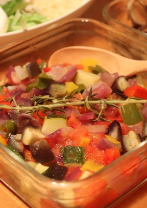 レンジで簡単！夏野菜のカポナータ-レシピのメイン写真