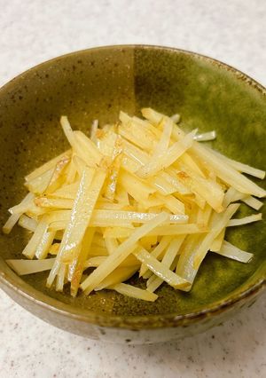 じゃがいもの千切りの塩炒め-レシピのメイン写真